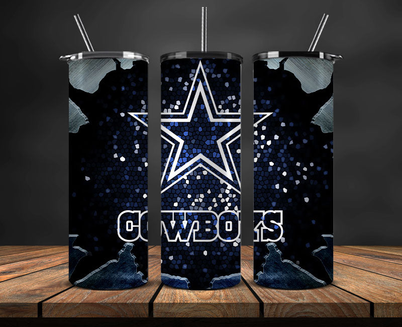 Dallas Cowboys Tumbler 20oz ,Cowboys Logo Tumbler 20oz , NFL Football 20oz LUH -105