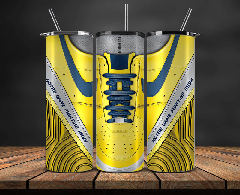Notre Dame Fighting Irish Sneaker Tumbler Wrap , College Sneaker Tumbler Wrap 106