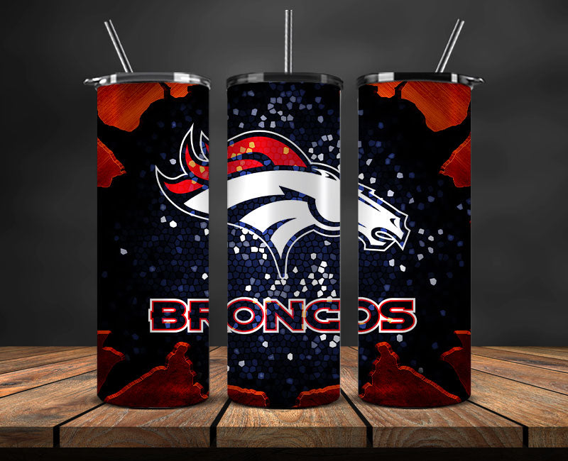 Denver Broncos Tumbler 20oz ,Broncos Logo Tumbler 20oz , NFL Football 20oz LUH -106