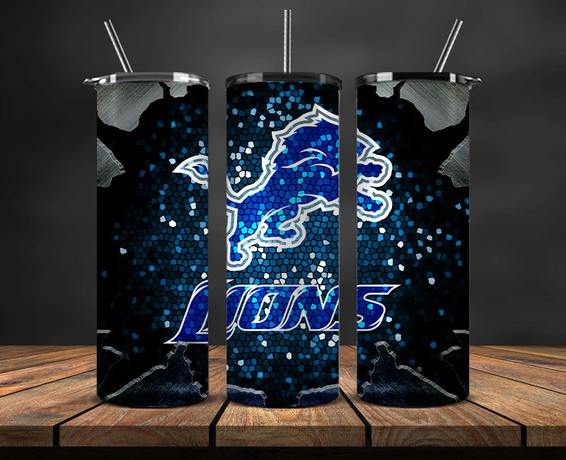 Detroit Lions Tumbler 20oz ,Detroit Logo Tumbler 20oz , NFL Football 20oz LUH -107