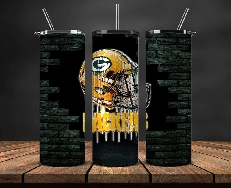 Green Bay Packers Tumbler, PackersLogo Tumbler 20oz ,NFL Football 20oz LUG- 108