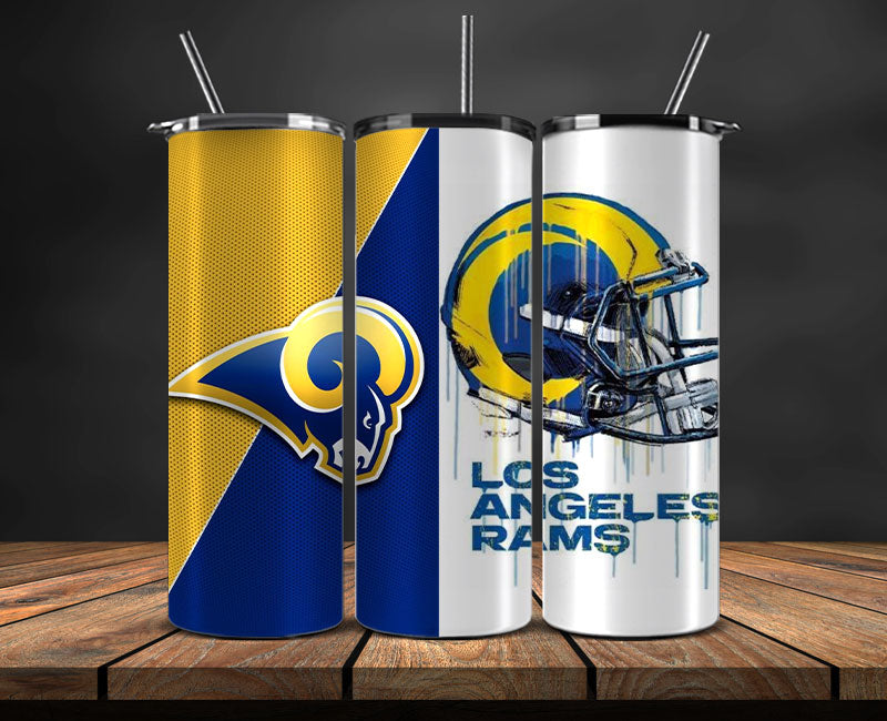 Los Angeles Rams Tumbler Wrap, NFL Logo Tumbler Png, NFL Design Png-10