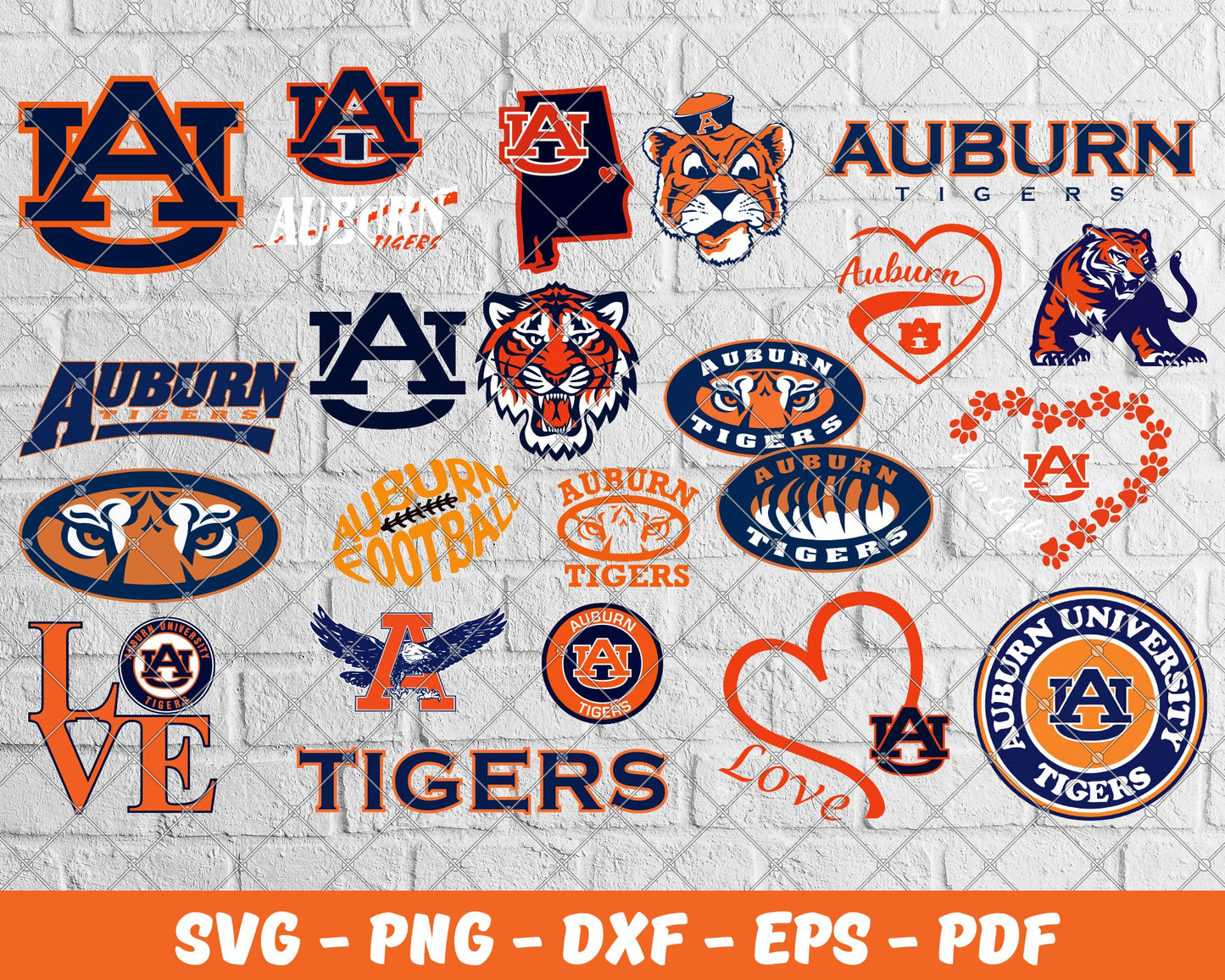 Auburn Tigers Bundle Svg, Football Svg ,Sport Svg, Sport Bundle Svg 10