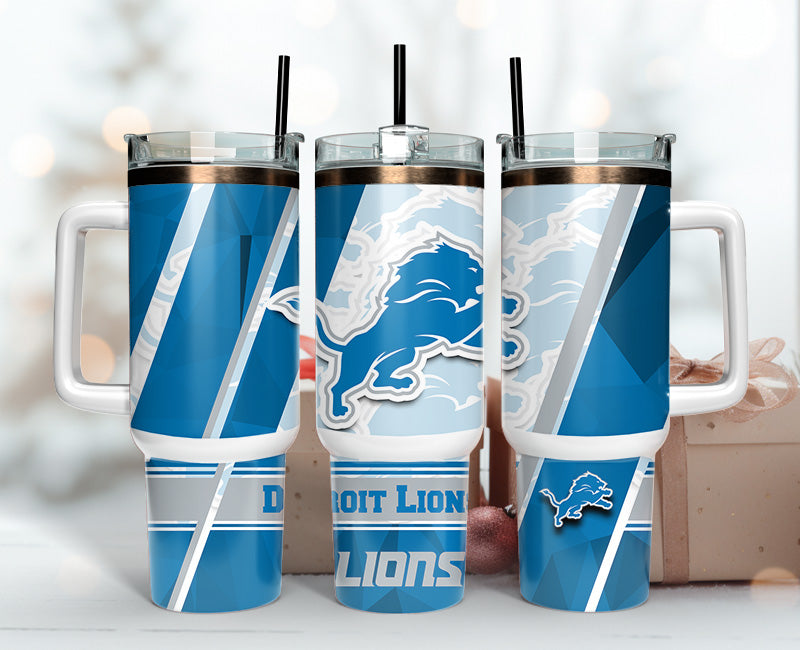 Detroit Lions 40oz Tumbler,NFL Tumbler 40oz , 40oz Tumbler Sublimation Png , 40oz Tumbler Wrap 76