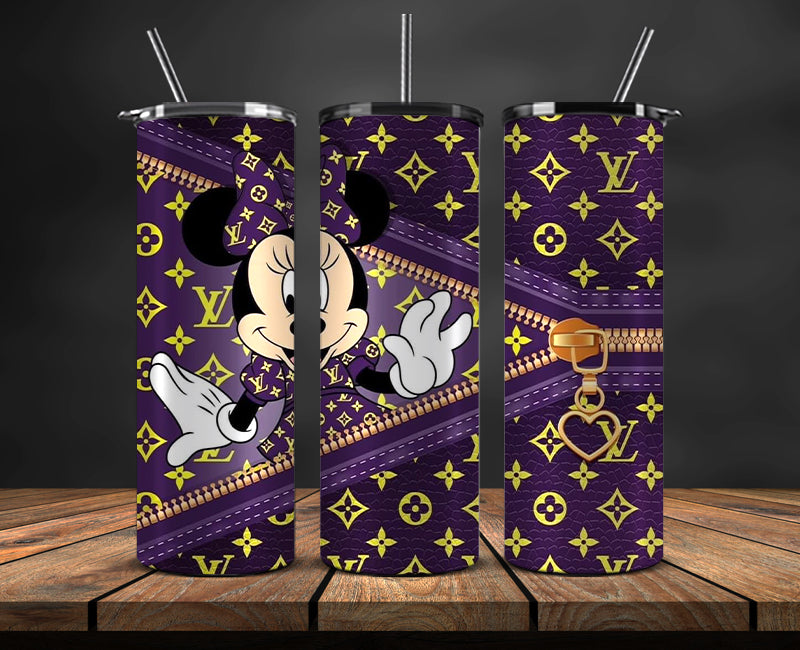 Mickey Logo Fashion Tumbler 20oz, Brand Logo Tumbler Lux- 10