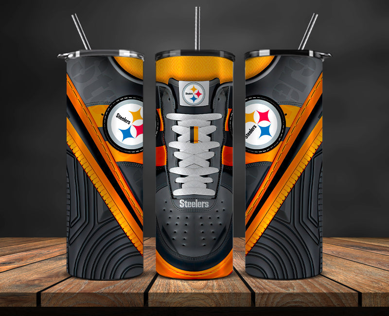 Pittsburgh Steelers Tumbler Wrap, NFL Sneaker Tumbler Wrap 10