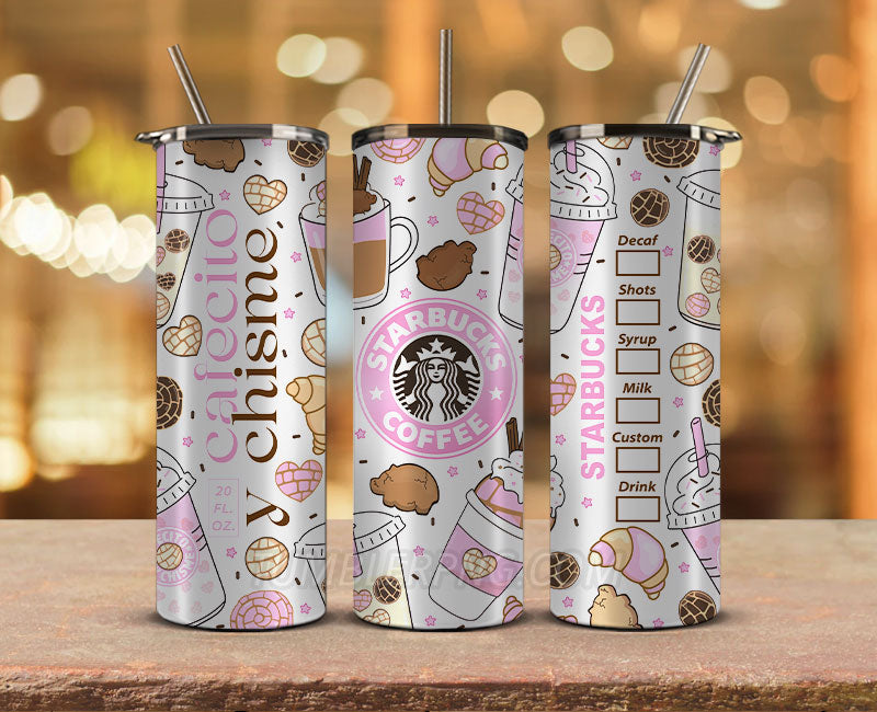 Starbucks Tumbler Png, Starbucks Glitter Sublimation, Skinny Tumbler 20oz, Skinny Starbucks 10