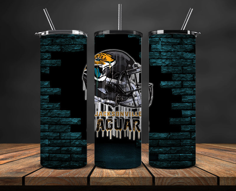 Jacksonville Jaguars Tumbler, JaguarsLogo Tumbler 20oz ,NFL Football 20oz LUG- 111