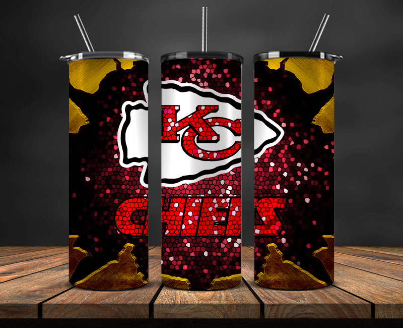 Kansas City Chiefs Tumbler 20oz ,Chiefs Logo Tumbler 20oz , NFL Football 20oz LUH -112