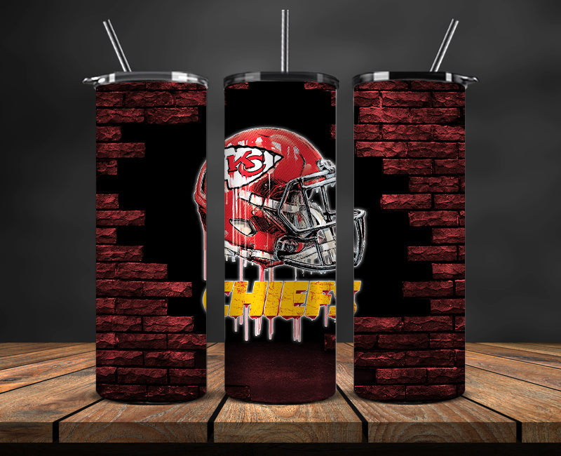 Kansas City Chiefs Tumble, ChiefsLogo Tumbler 20oz ,NFL Football 20oz LUG- 112