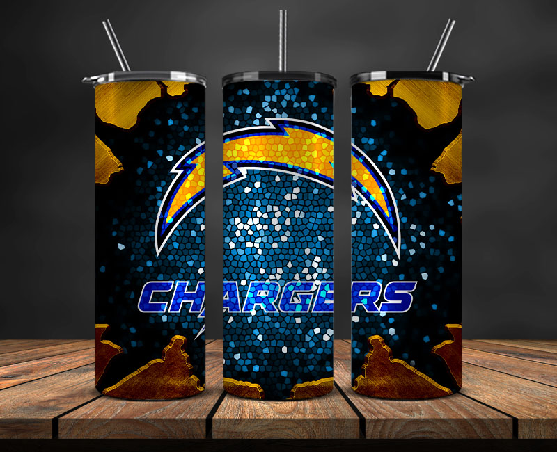Los Angeles Chargers Tumbler 20oz ,Chargers Logo Tumbler 20oz , NFL Football 20oz LUH -114