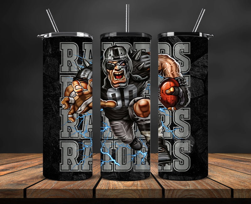 Las Vegas Raiders Tumbler, Raiders Logo Tumbler 20oz ,NFL Season 2023 LUF- 116