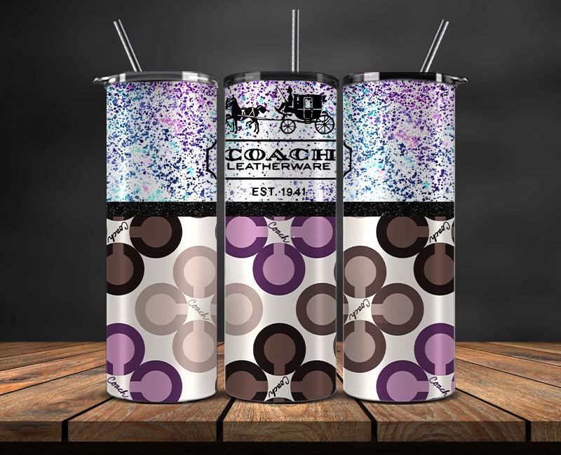 Coach Tumbler Wrap, Coach Tumbler Png, Coach Logo, Luxury Tumbler Wraps, Logo Fashion Design 117