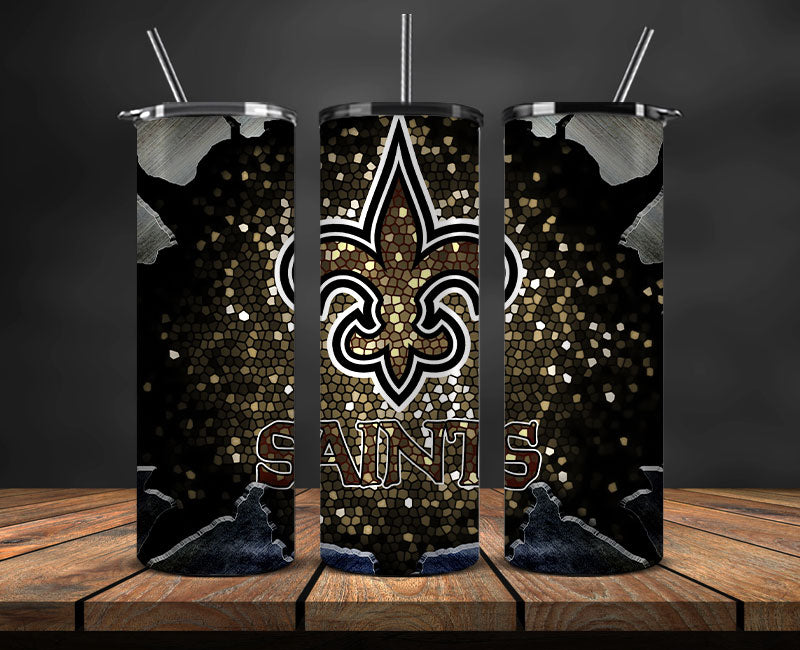 New Orleans Saints Tumbler 20oz ,Saints Logo Tumbler 20oz , NFL Football 20oz LUH -119