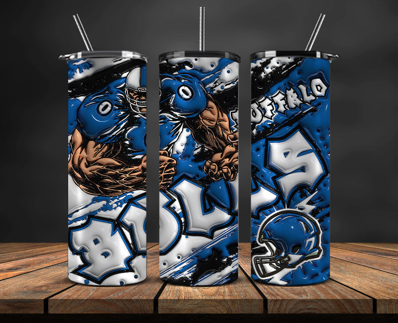 Football Mascot Colleges 3D Tumbler Skinny , Football Tumbler Png ,Nfl Png 11