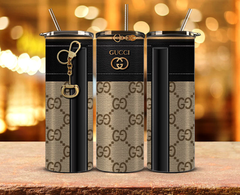 Gucci Tumbler Wrap, Gucci Tumbler Png, Gucci Logo,Luxury Logo Brand 11