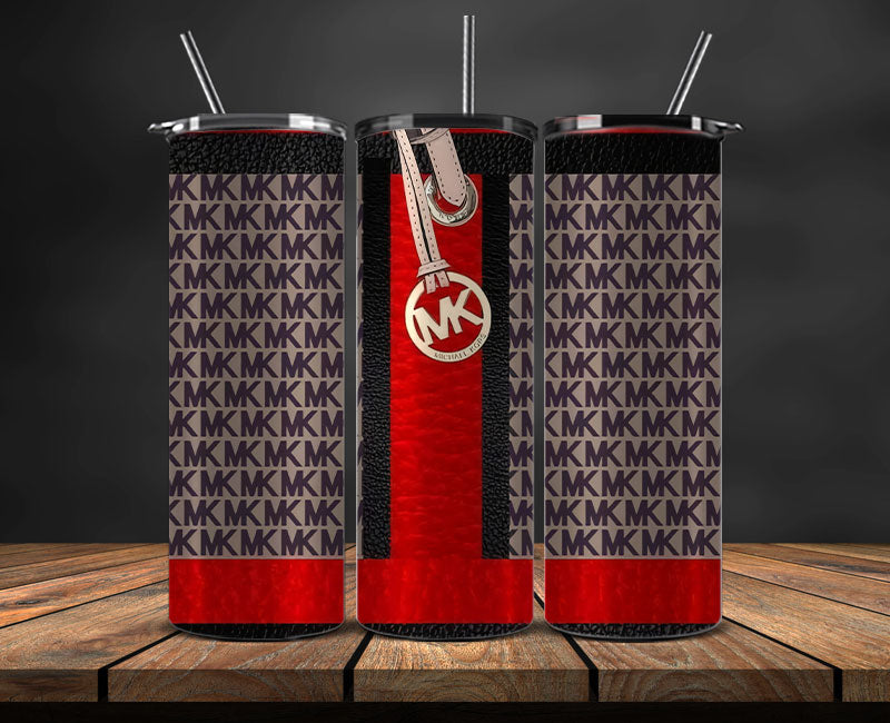 MK Tumbler Wrap, MK Tumbler Png, MK Logo , Luxury Tumbler Wraps, Logo Fashion Design 11