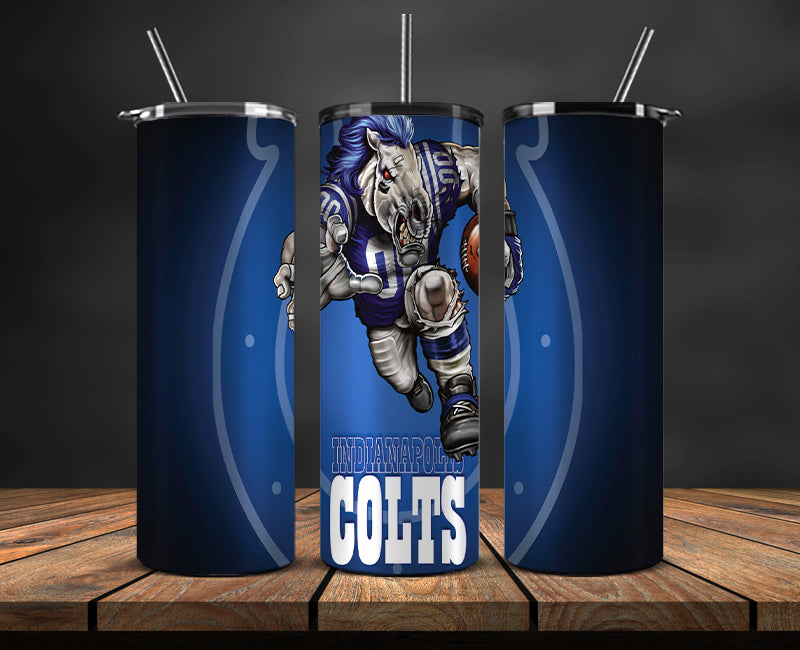Colts Tumbler 20oz ,Football Tumbler 20oz LUS- 11
