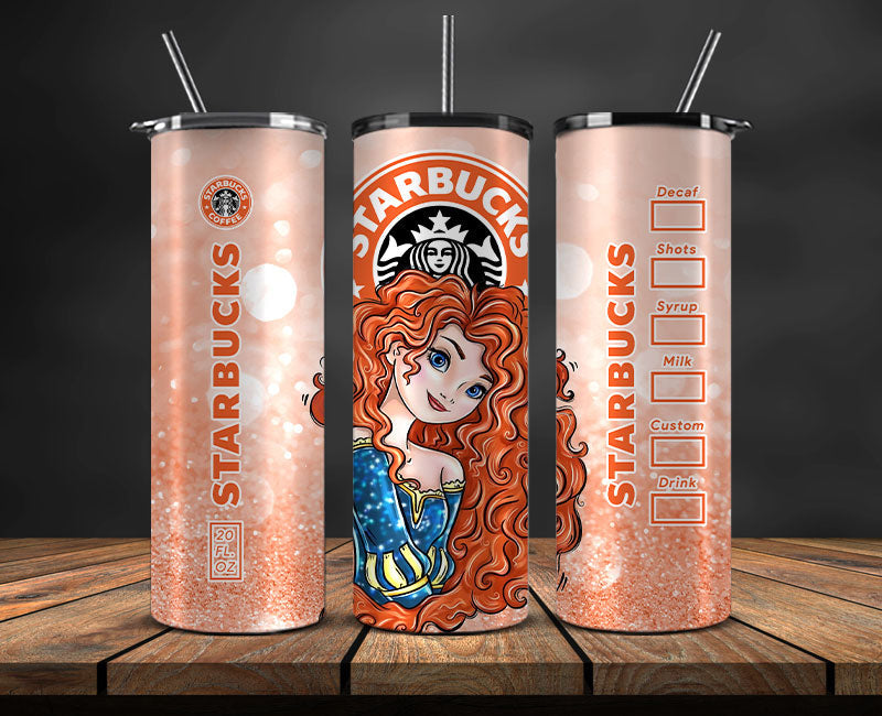 Princess Tumbler Wrap ,Princess Disney Funny Princess Tumbler Wrap , Princess Starbucks Tumbler Wrap, Disney Tumbler Wrap 11