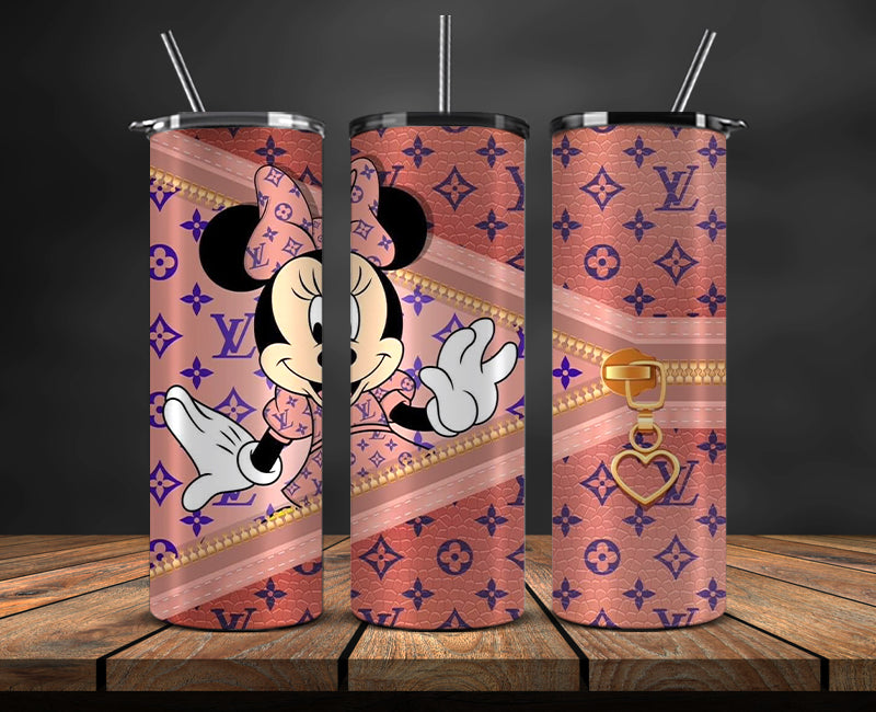 Mickey Logo Fashion Tumbler 20oz, Brand Logo Tumbler Lux- 11