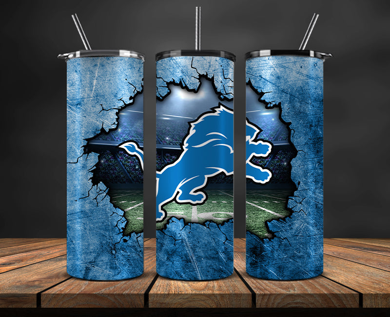 Detroit Lions Tumbler, Detroit Logo Tumbler 20oz ,NFL Football 20oz LUG- 11