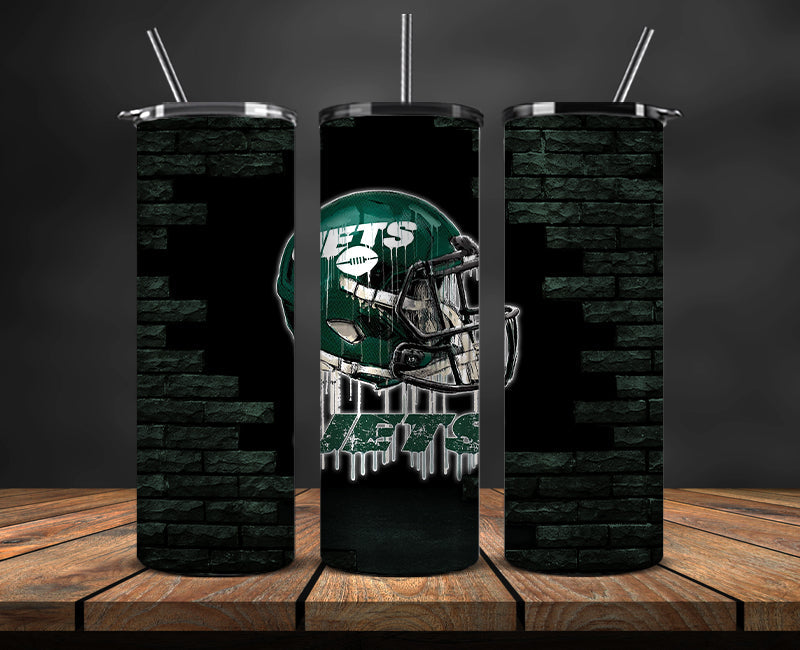 New York Jets Tumbler, NY JetsLogo Tumbler 20oz ,NFL Football 20oz LUG- 121