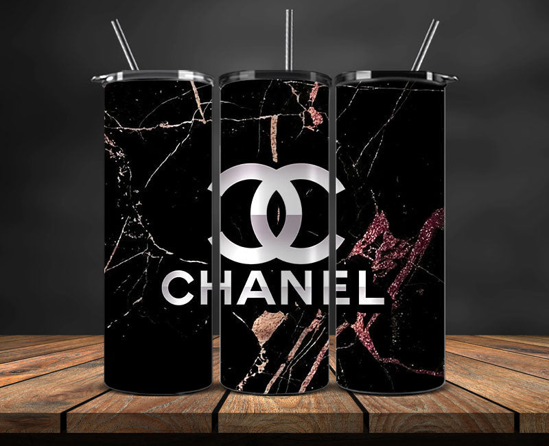 Chanel Tumbler Wrap, Chanel Tumbler Png, Chanel Logo, Luxury Tumbler Wraps, Logo Fashion Design 121