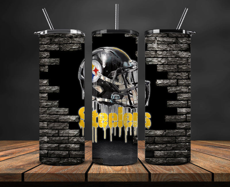 Pittsburgh Steelers Tumbler, SteelersLogo Tumbler 20oz ,NFL Football 20oz LUG- 123