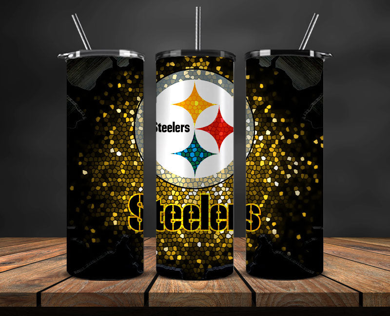 Pittsburgh Steelers Tumbler,Steelers Logo Tumbler 20oz , NFL Football 20oz LUH -123
