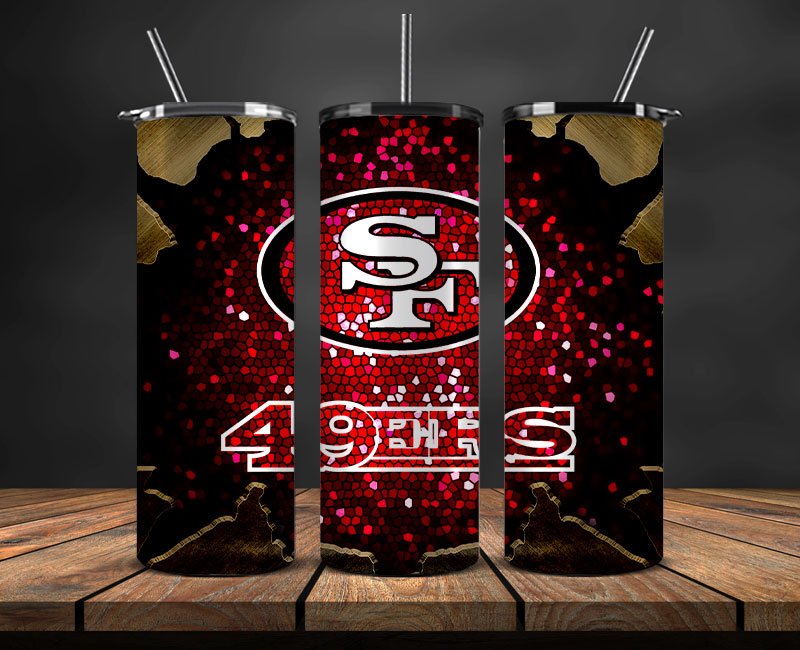 San Francisco 49ers Tumbler 20oz ,49ers Logo Tumbler 20oz , NFL Football 20oz LUH -124