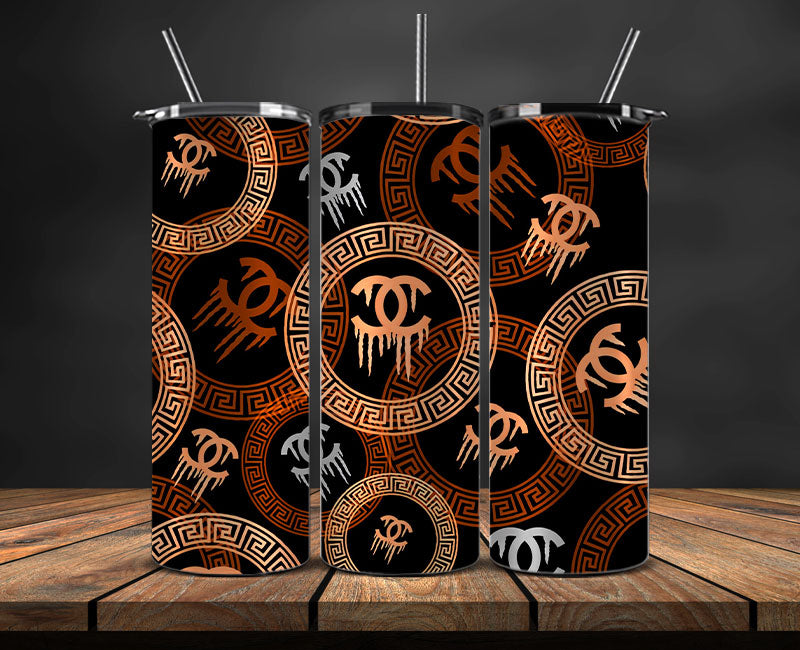 Chanel Tumbler Wrap, Chanel Tumbler Png, Chanel Logo, Luxury Tumbler Wraps, Logo Fashion Design 125