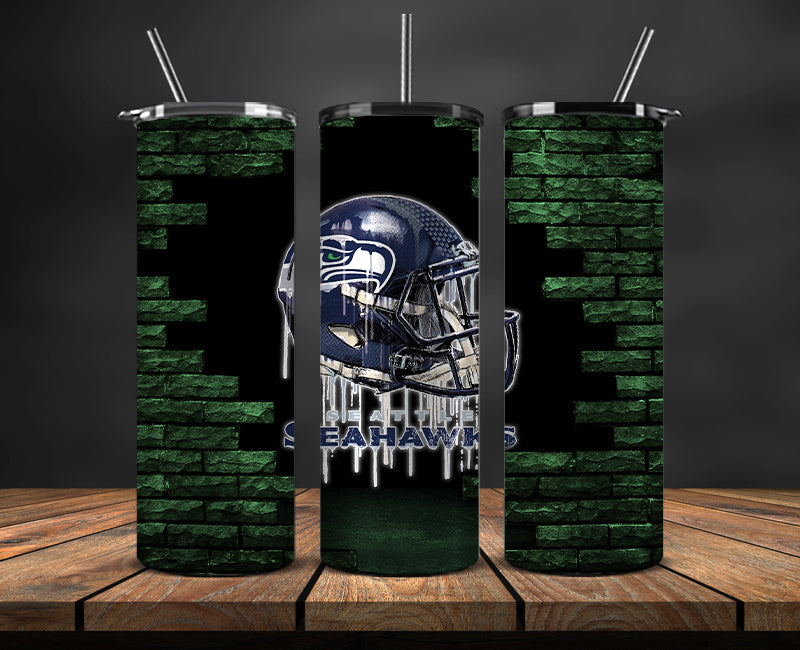 Seattle Seahawks Tumbler, SeahawksLogo Tumbler 20oz ,NFL Football 20oz LUG- 125