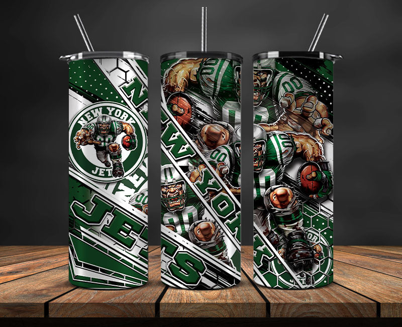 NY Jets Football Tumbler 20oz , Football Tumbler 20oz ,Sport Tumbler 20oz LUD- 12