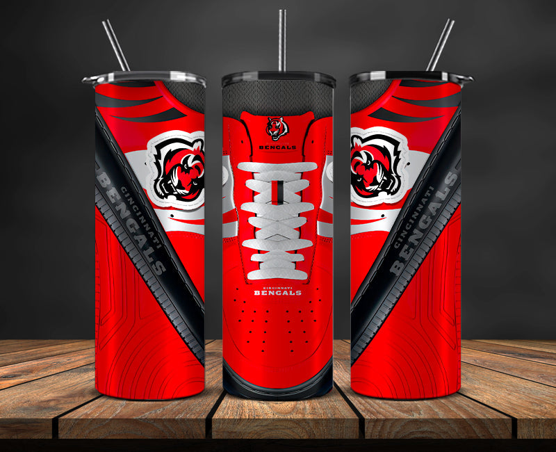 Cincinnati Bengals Tumbler Wrap, NFL Sneaker Tumbler Wrap 12