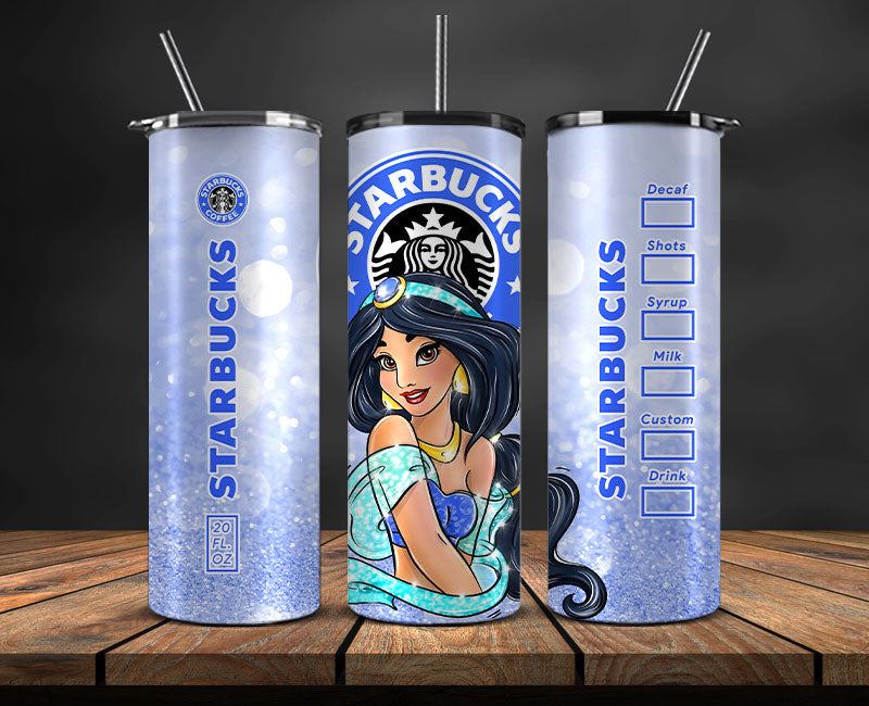 Princess Tumbler Wrap ,Princess Disney Funny Princess Tumbler Wrap , Princess Starbucks Tumbler Wrap, Disney Tumbler Wrap 12