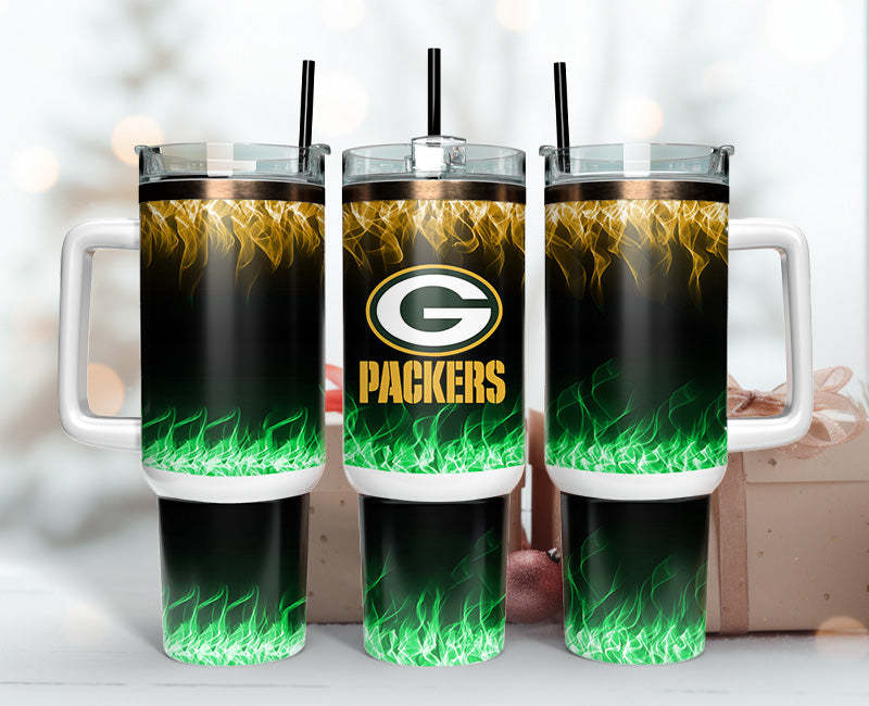 Green Bay Packers 40oz Tumbler,NFL Tumbler 40oz, 40oz Tumbler Sublimation Png , 40oz Tumbler Wrap 12