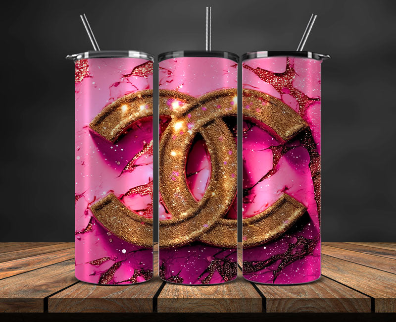 Chanel Tumbler Wrap, Chanel Tumbler Png, Chanel Logo, Luxury Tumbler Wraps, Logo Fashion Design 133