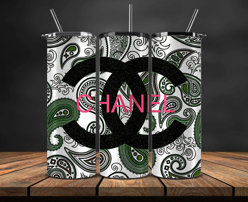 Chanel Tumbler Wrap, Chanel Tumbler Png, Chanel Logo, Luxury Tumbler Wraps, Logo Fashion Design 135