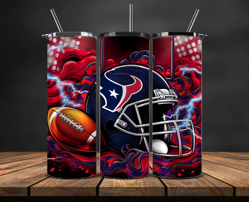 Houston Texans Tumbler Wraps,NFL Tumbler By AI, AI Tumbler Design 13