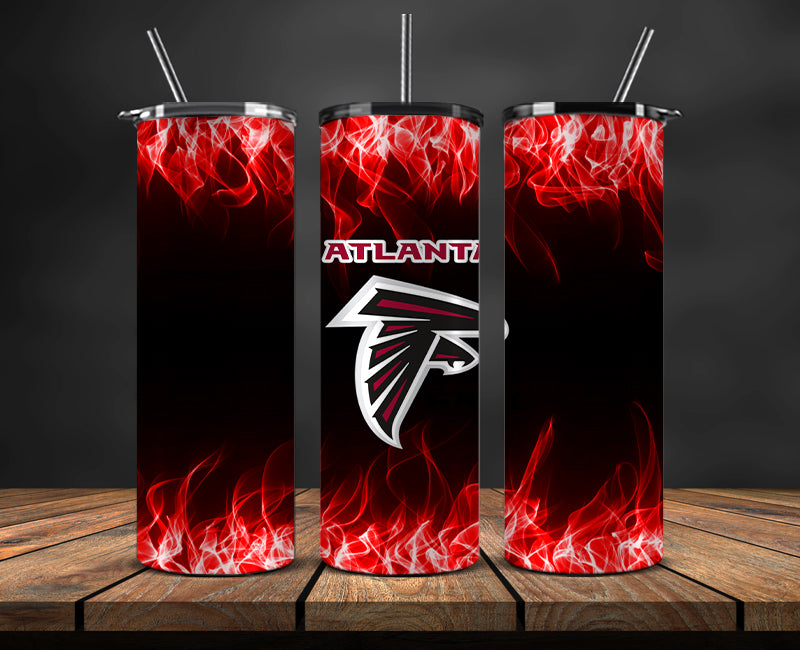 Falcons Tumbler Wrap ,Tumbler 20oz with fire effect 13