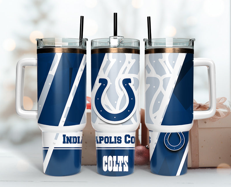 Indianapolis Colts 40oz Tumbler,NFL Tumbler 40oz , 40oz Tumbler Sublimation Png , 40oz Tumbler Wrap 79