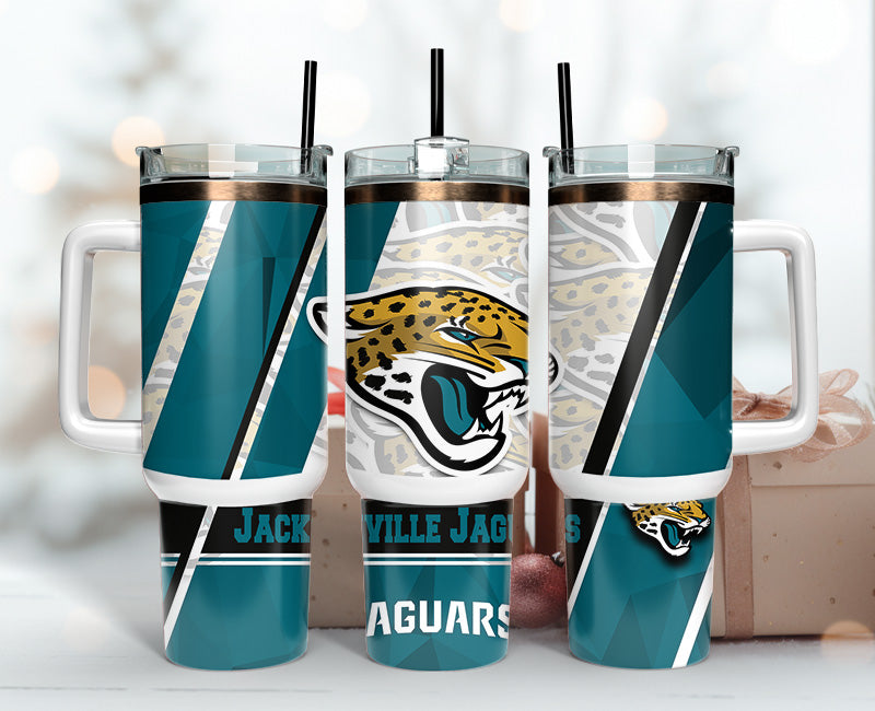 Jacksonville Jaguars 40oz Tumbler,NFL Tumbler 40oz , 40oz Tumbler Sublimation Png , 40oz Tumbler Wrap 80