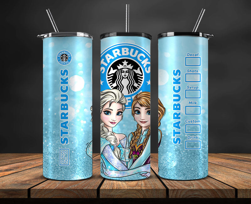 Princess Tumbler Wrap ,Princess Disney Funny Princess Tumbler Wrap , Princess Starbucks Tumbler Wrap, Disney Tumbler Wrap 14
