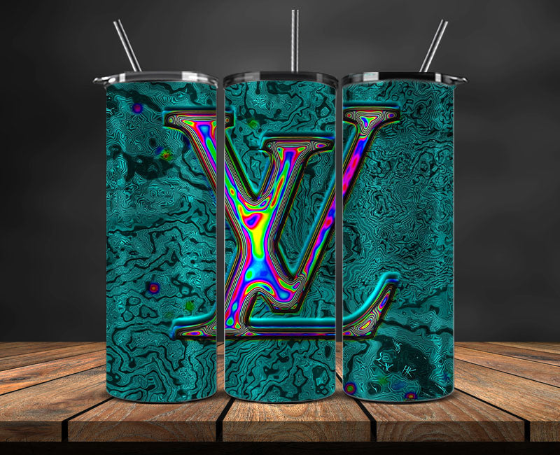 LV Tumbler Wrap, Lv Tumbler Png, Lv Logo, Luxury Tumbler Wraps, Logo Fashion Design 153