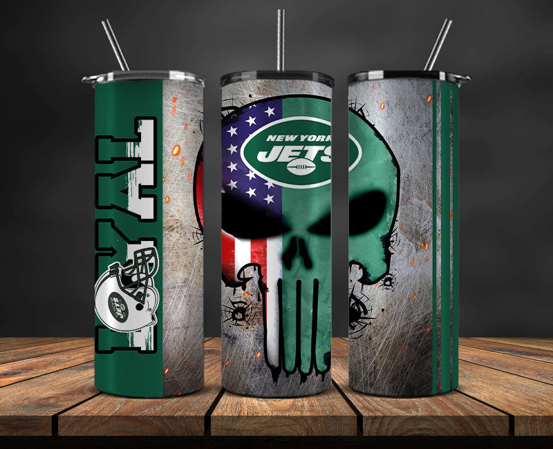 New York Jets Loyal Tumbler 20oz , NFL Football 20oz LUH -158