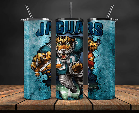 Jaguars Logo Tumbler 20oz ,NFL Football 20oz LUG- 15