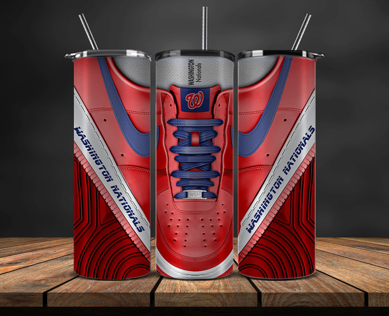 Washington Nationals Tumbler Wrap, MLB Sneaker Tumbler Wrap 15