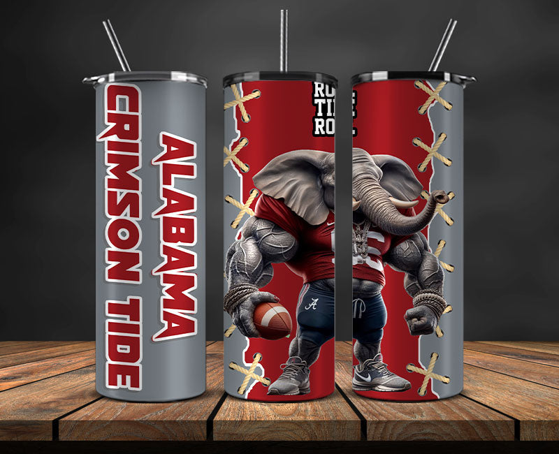 Alabama Tumbler Wrap, NCAA University College Tumbler Wraps DS-15