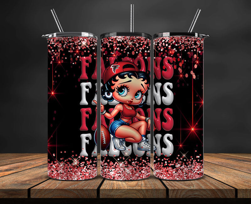 Atlanta Falcons Tumbler Wraps, NFL Tumbler By AI, AI Tumbler Wrap 15