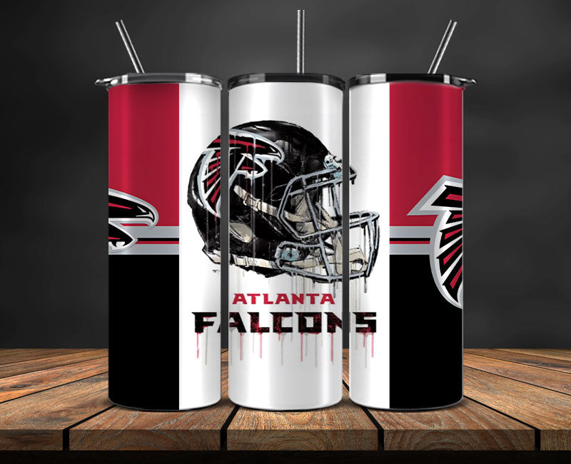 Atlanta Falcons Tumbler Wrap, NFL Logo Tumbler Png, NFL Design Png-15